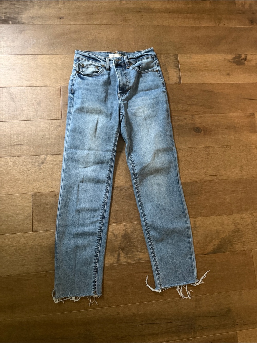 Oat New York Light Blue Straight-Leg Jeans